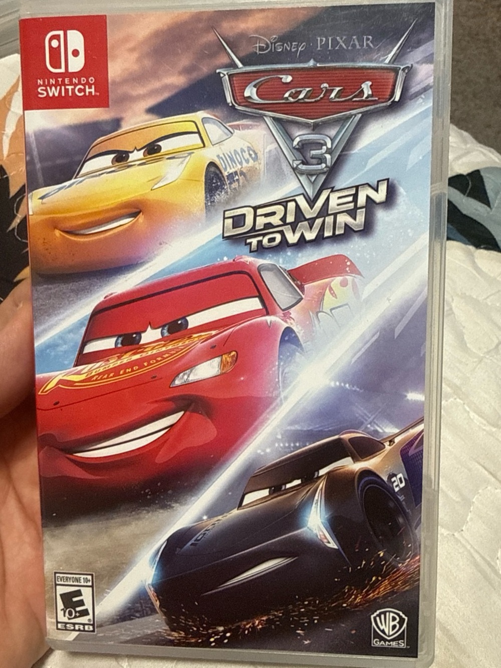 Nintendo Cars 3: Driven to Win - Red, Yellow, Black Cover Art